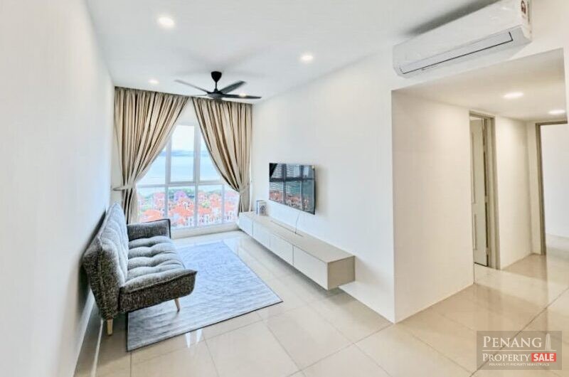 The Zen @ Sea View Corner Unit | Gelugor | Furnished with Fully Renovated | 2 Carpark | Near to Queensbay