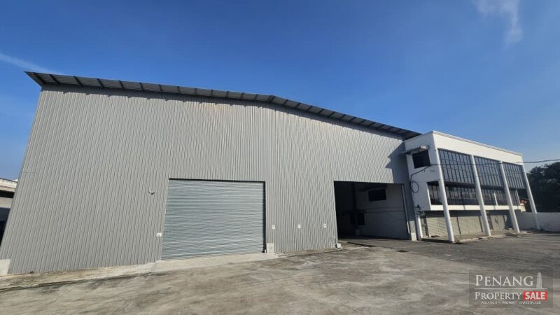 (FACING MAINROAD / BIGGER SIZE) Detached Warehouse / Factory at Bagan Lalang, Butterworth