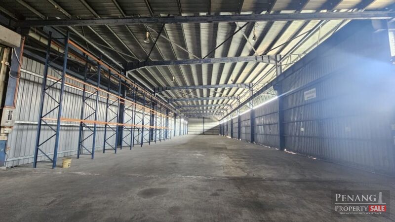 (FACING MAINROAD / BIGGER SIZE) Detached Warehouse / Factory at Bagan Lalang, Butterworth