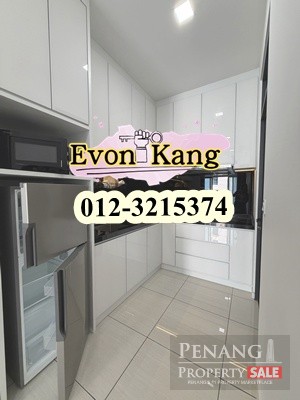 Queens Residence Q1 @ Bayan Lepas 950SF Fully Furnished Renovated Wifi