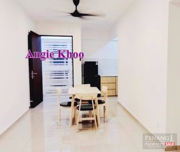 Hillview 2 Car Parks Treeo Condo, Sungai Ara 900sqft Furnished N Reno