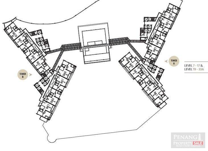 Mezzo, high floor, bridge & sea view, @The Light City, PWCC, Lxx Art Gallery