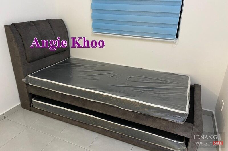 Hillview 2 Car Parks Treeo Condo, Sungai Ara 900sqft Furnished N Reno