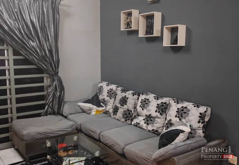 (RENOVATED & FULLY FURNISHED) Prima Aman (Prai Inai) Condominium, Perai For SALE