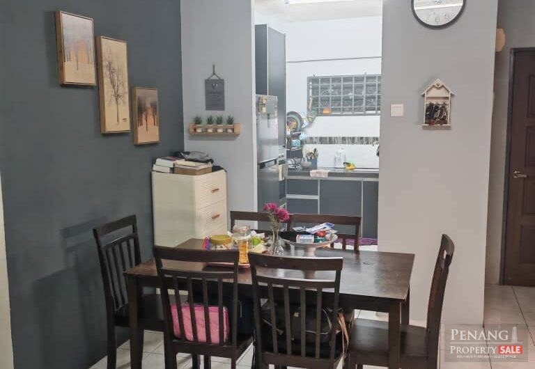 (RENOVATED & FULLY FURNISHED) Prima Aman (Prai Inai) Condominium, Perai For SALE