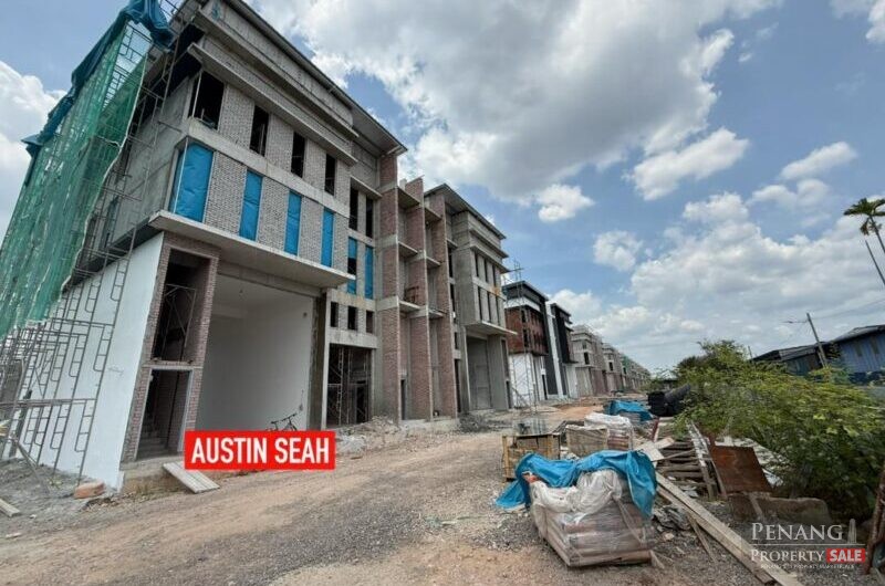 BRAND NEW 3 STY SEMI-D FACTORY For SALE at ALMA, WITH LIFT, COLUMN FREE DESIGN