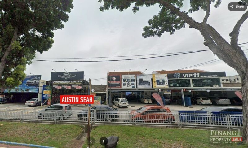 SINGLE STOREY SHOPLOT For SALE AT BAYAN BARU, TENANTED, COMMERCIAL TITLE