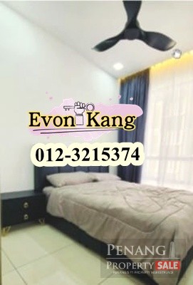 Q1 Queens Residence @ Bayan Lepas 950SF Fully Furnished Renovated