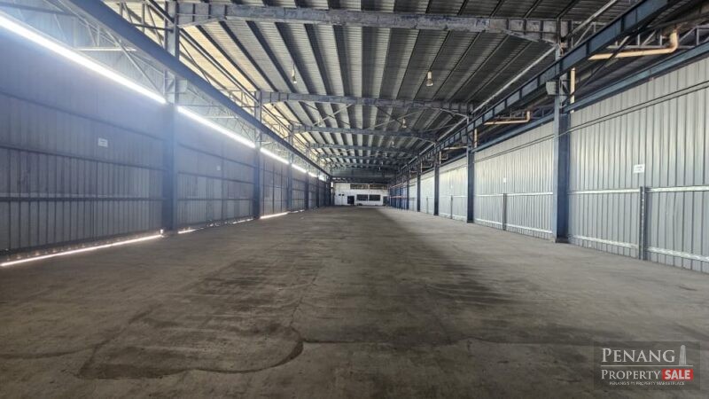 (FACING MAINROAD / BIGGER SIZE) Detached Warehouse / Factory at Bagan Lalang, Butterworth