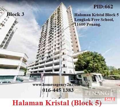 Halaman Kristal Block 5 at Lengkok Free School near Klinik Kesihatan, GH, KOMTAR