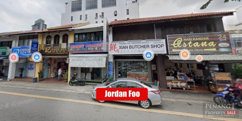 2 Storey Shophouse Jalan Burma Pulau Tikus Face Main Road High traffic