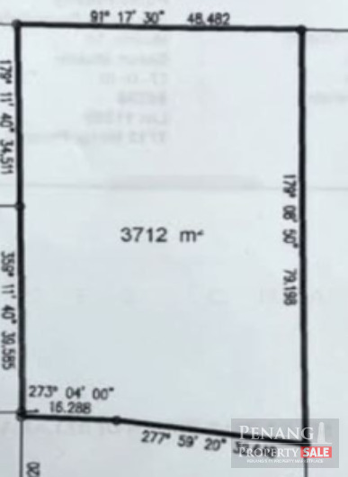 Commercial Land Main Road Jalan Tasek Simpang Ampat Freehold 39960sf