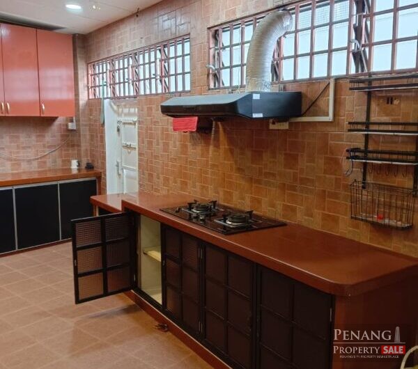 FOR SALE : 2 storey Spacious terrace house Land size 2583sf  at Tingkat sungai Ara Penang