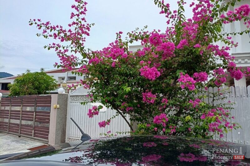 FOR SALE : 2 storey Spacious terrace house Land size 2583sf  at Tingkat sungai Ara Penang