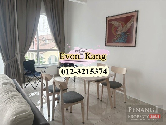 Lucerne Residence @ Bayan Lepas 1100sf Fully Furnished Cabinets