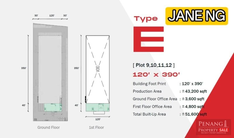 2 Ac Detached Factory Batu Kawan VDI Industrial Park Valdor