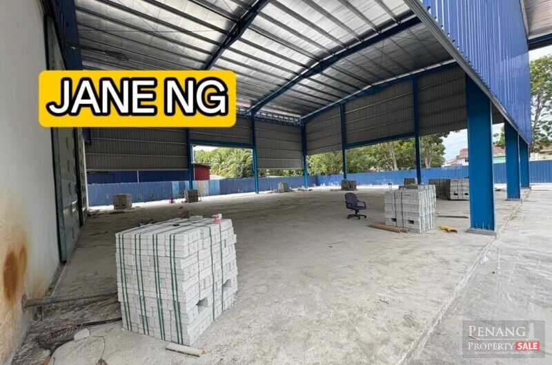 Bukit Minyak Detached Factory 1 acre Bukit Mertajam 600amp Industry