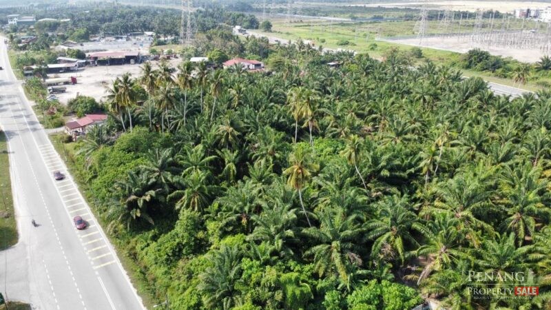 Bukit Tambun Facing Main Road Simpat Ampat 2.86 Acres First Grade Freehold Land