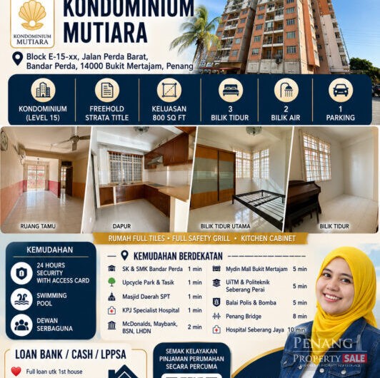 Block E, Kondominium Mutiara, Bandar Perda