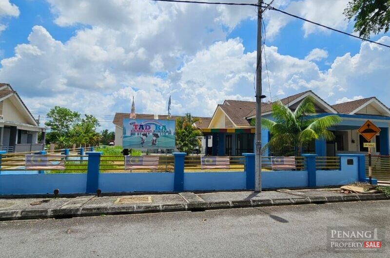 For Sale 1 Storey Terrace House Corner Lot Taman Bertam Perdana Kepala Batas 13200