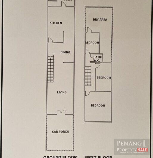 For Rent 2 Storey Shoplot Jalan Arratoon Georgetown Pulau Pinang