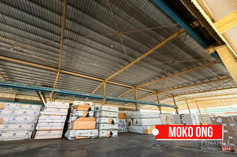 1.5 Storey Office Area with Single Storey Warehouse Factory For Rent @ Bukit Minyak Industrial Park