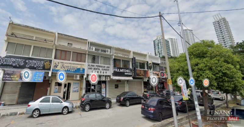 Lintang Burma 2 Sty Shop Tenanted Pulau Tikus Bellisa Row Georgetown 2600sf
