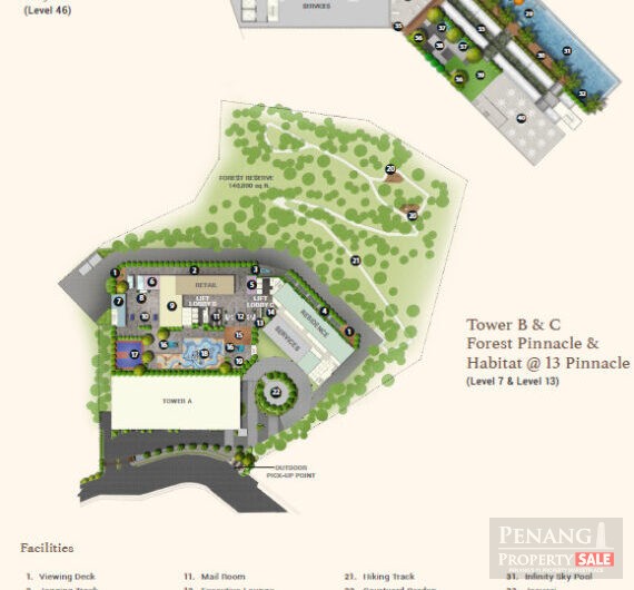Tri Pinnacle, fully renovated and furnished, high floor