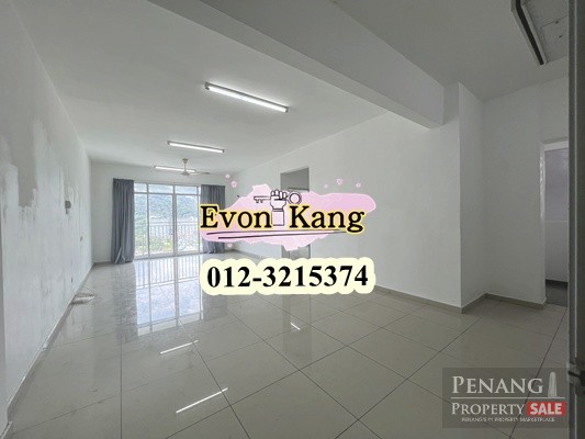 Sierra Residences @ Sungai Ara 1182sf Bare Unit 2 Parkings Pool View