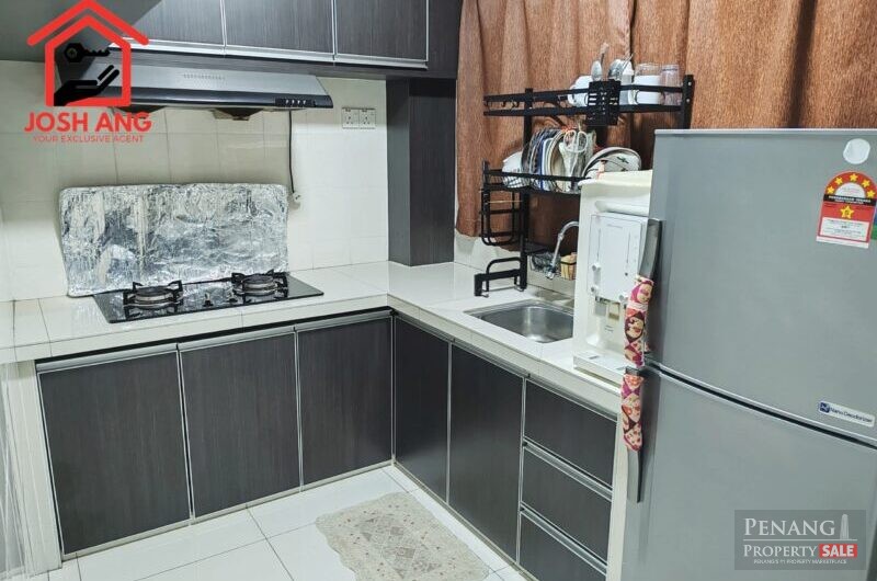 Serina Bay in Jelutong 900sf Fully Furnished Extended 2 Car parks Seaview Unit