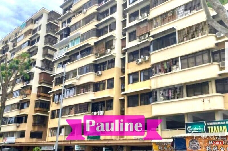 Taman Sri Bunga Apartment Jelutong Fixed Car Park Renovated Worth