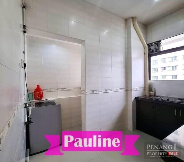 Taman Sri Bunga Apartment Jelutong Fixed Car Park Renovated Worth
