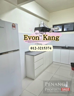TreeO @ Bayan Lepas Sungai Ara 900SF Kitchen Done Renovated Hill View