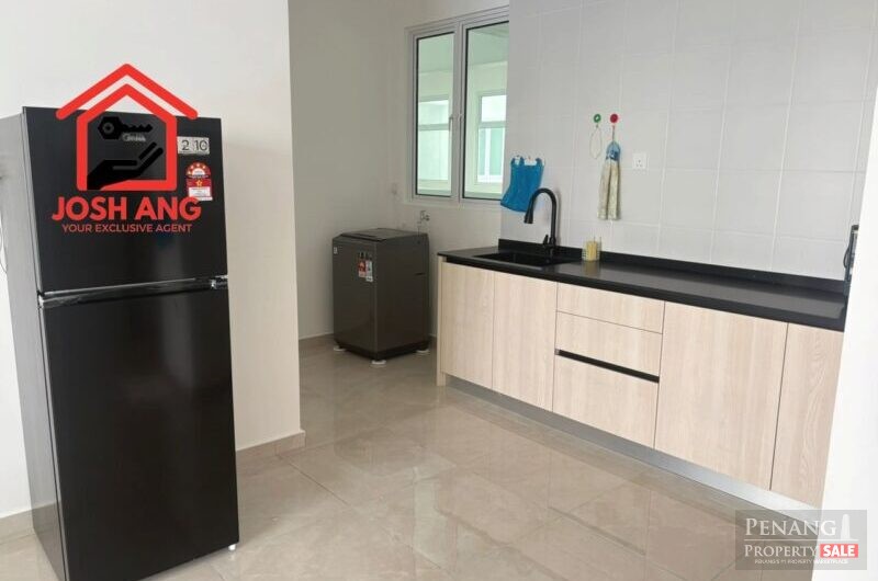 Lucerne in Bayan Lepas near Penang Airport 1100sqft Fully Furnished Renovated Brand New Unit