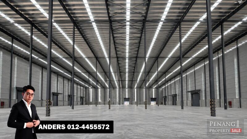 Detached Factory With 3 Storey Office & Large Production Area For Rent @ Butterworth Perai Industrial Area