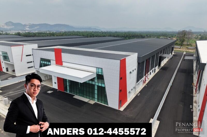 Brand New 1.5 Storey Detached Factory For Rent Valdor Industrial Area (Nearby Batu Kawan – No PDC Consent Required)
