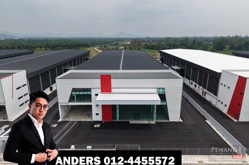 Brand New 1.5 Storey Detached Factory For Rent Valdor Industrial Area (Nearby Batu Kawan – No PDC Consent Required)