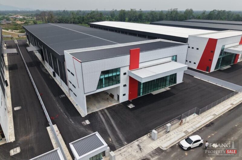 Brand New 1.5 Storey Detached Factory For Rent Valdor Industrial Area (Nearby Batu Kawan – No PDC Consent Required)