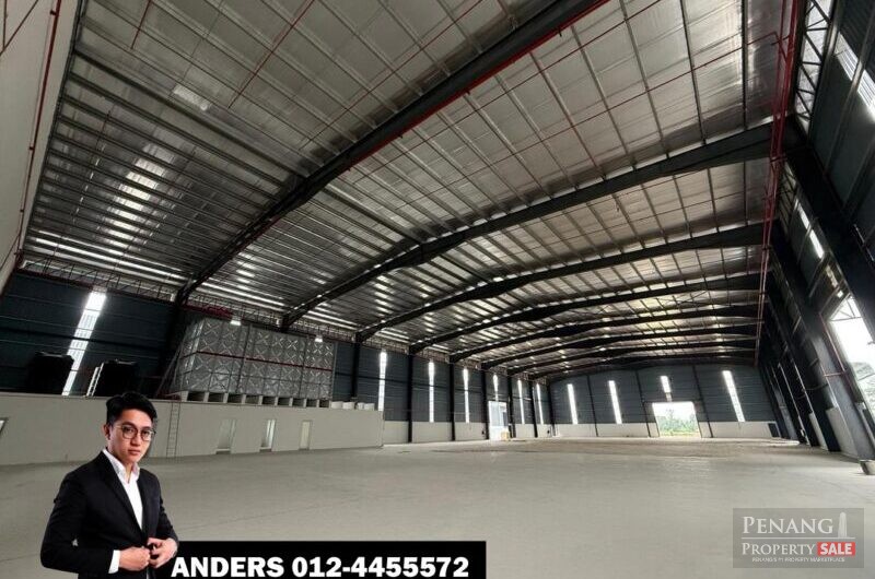 Brand New 1.5 Storey Detached Factory For Rent Valdor Industrial Area (Nearby Batu Kawan – No PDC Consent Required)