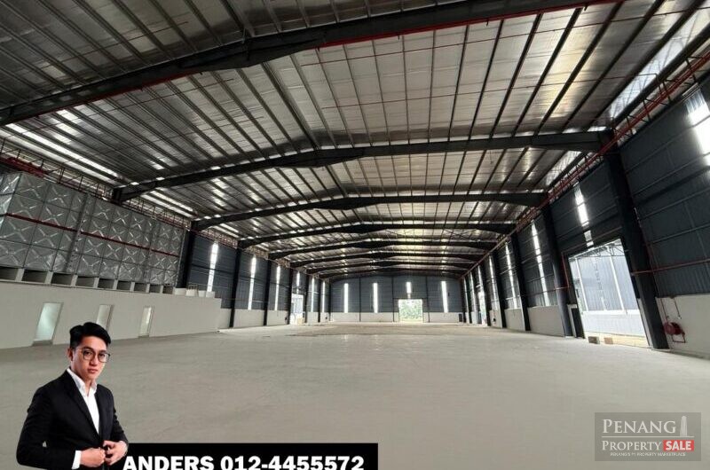 Brand New 1.5 Storey Detached Factory For Rent Valdor Industrial Area (Nearby Batu Kawan – No PDC Consent Required)
