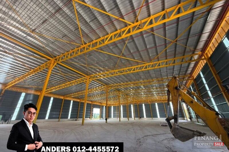 New 1.5 Storey Detached Factory For Rent @ Penang Bukit Minyak Industrial Area