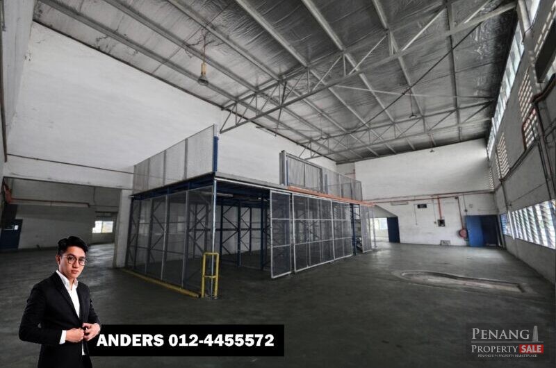 1.5 Storey Detached Factory For Rent / Sale @ Perai Industrial Area
