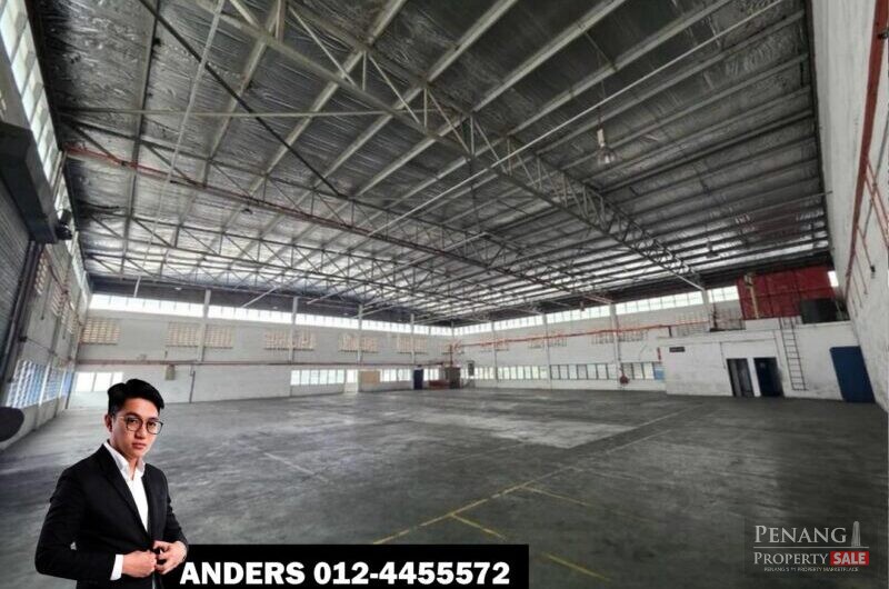 1.5 Storey Detached Factory For Rent / Sale @ Perai Industrial Area