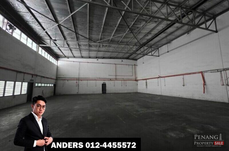 1.5 Storey Detached Factory For Rent / Sale @ Perai Industrial Area