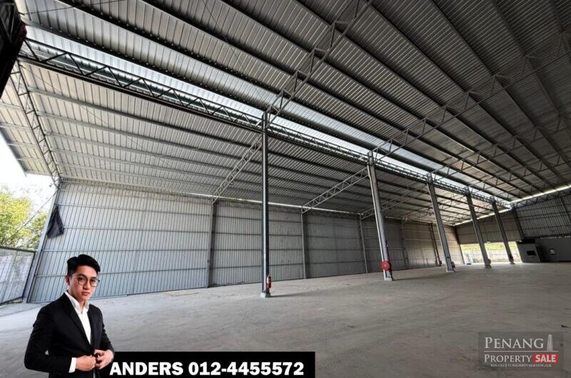 Single Storey Warehouse For Rent @ Penang Juru Industrial Area