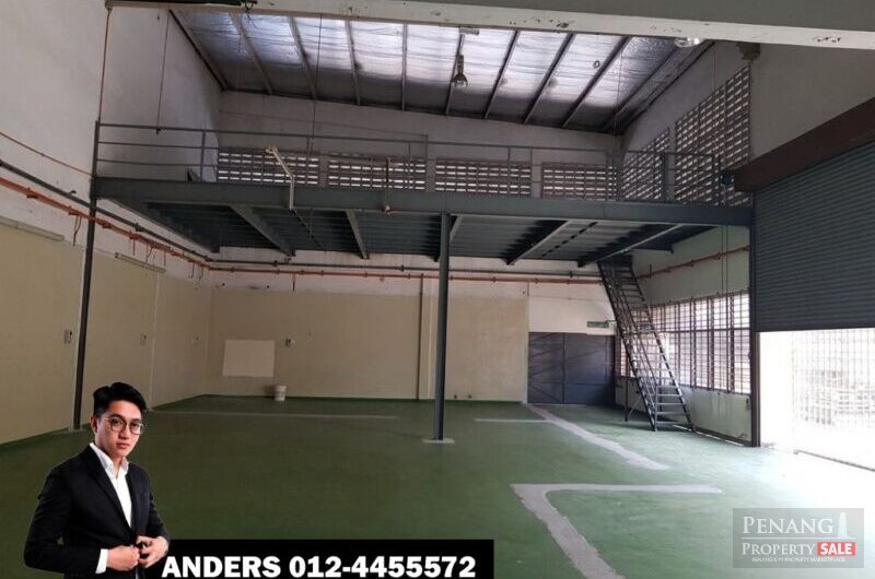 1.5 Storey Semi-Detached Factory For Rent @ Taman Perindustrian Ringan Juru