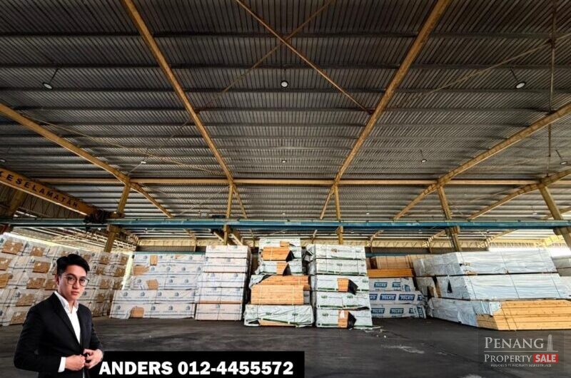 1.5 Storey Office Area with Single Storey Warehouse Factory For Rent @ Bukit Minyak Industrial Park
