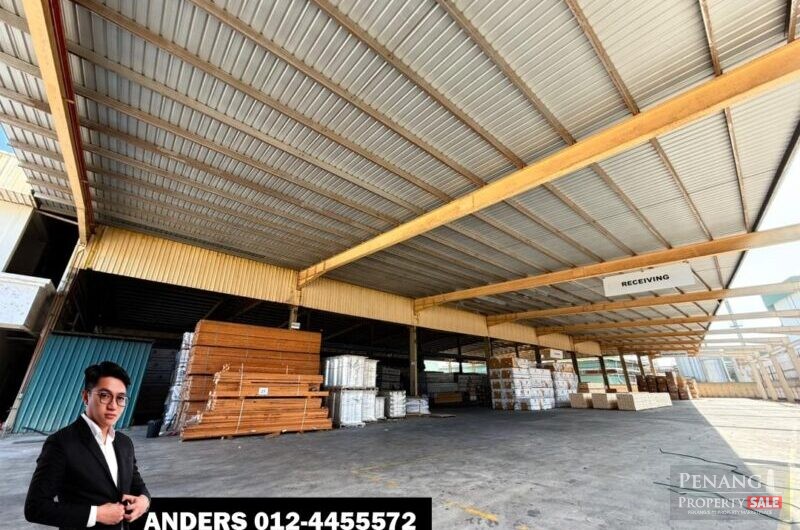 1.5 Storey Office Area with Single Storey Warehouse Factory For Rent @ Bukit Minyak Industrial Park