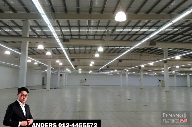 Single Storey Large Warehouse For Rent / Sale @ Prai Industrial Area