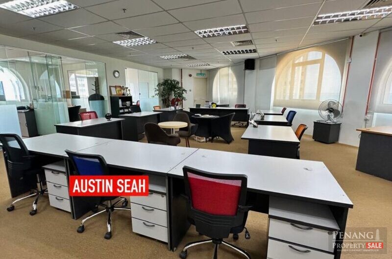 WISMA AIA STRAITS QUAY FULLY FURNISHED OFFICE For RENT, MOVE IN READY, SEAVIEW
